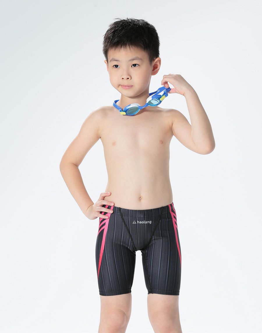 Haolang 火焰競賽型男童泳褲