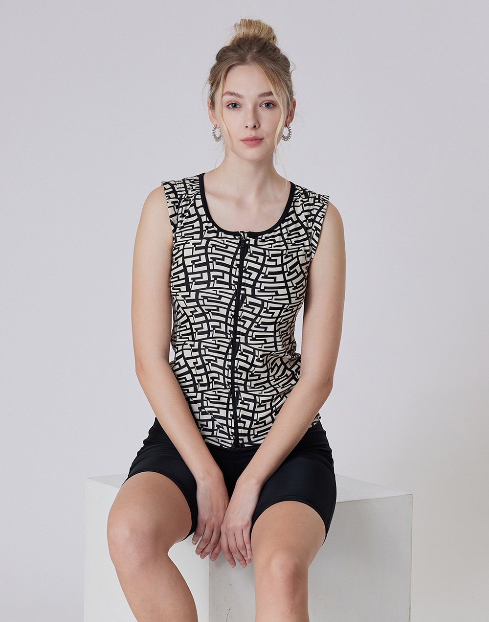 Haolang 抽象璀璨兩件式泳衣