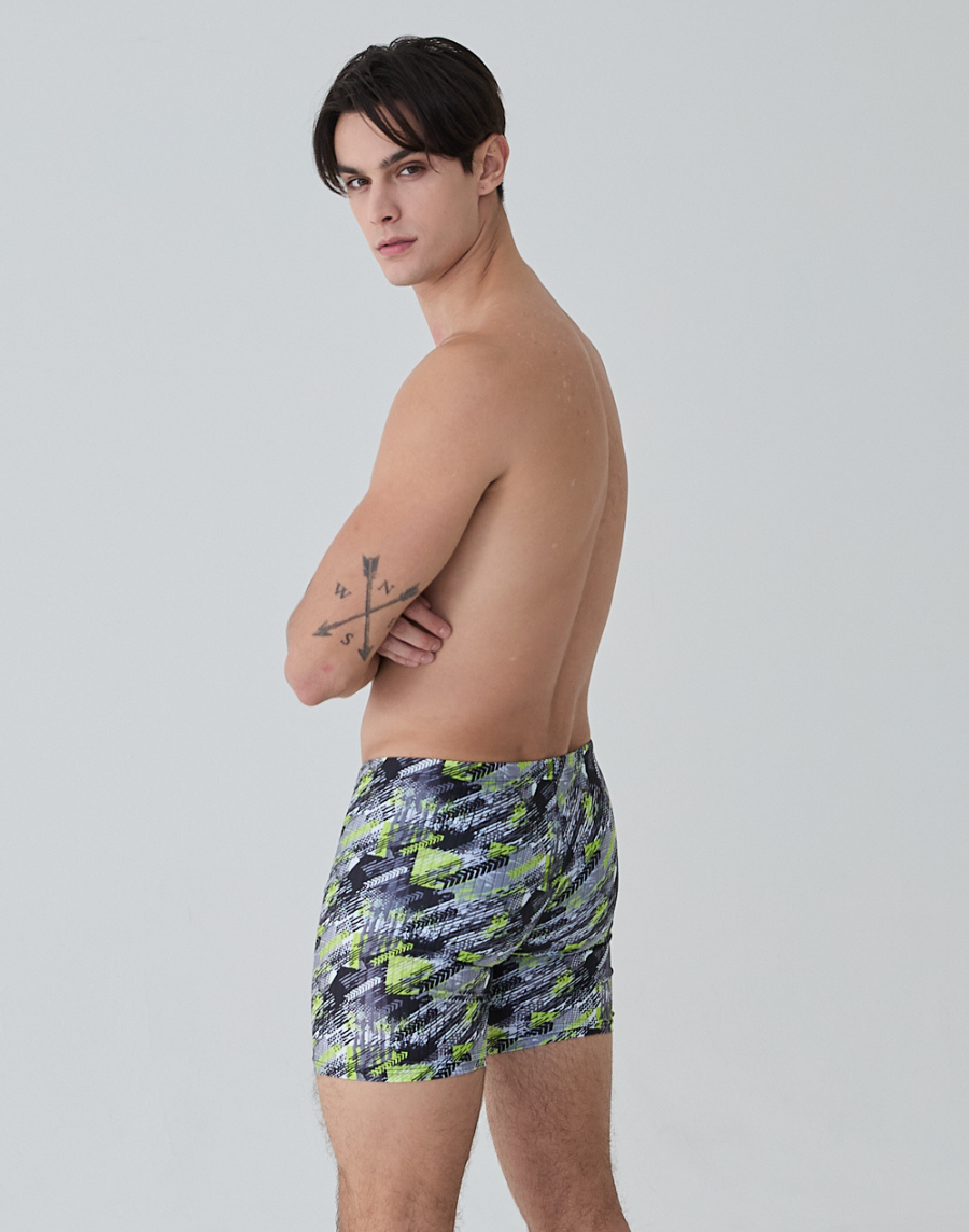 Haolang 螢光動能競速五分泳褲/抗氯