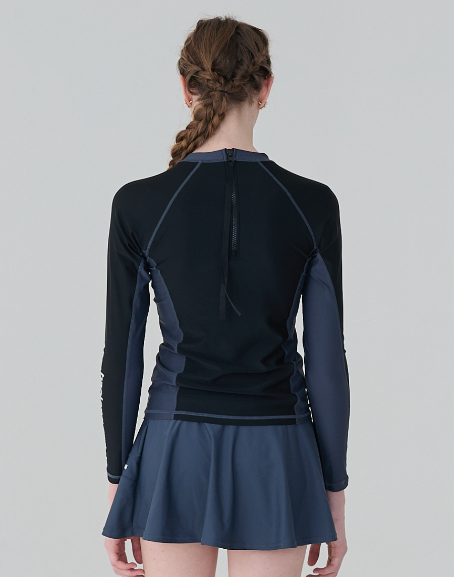 Haolang 瑕疵品長袖泳衣/抗UV/加大尺碼