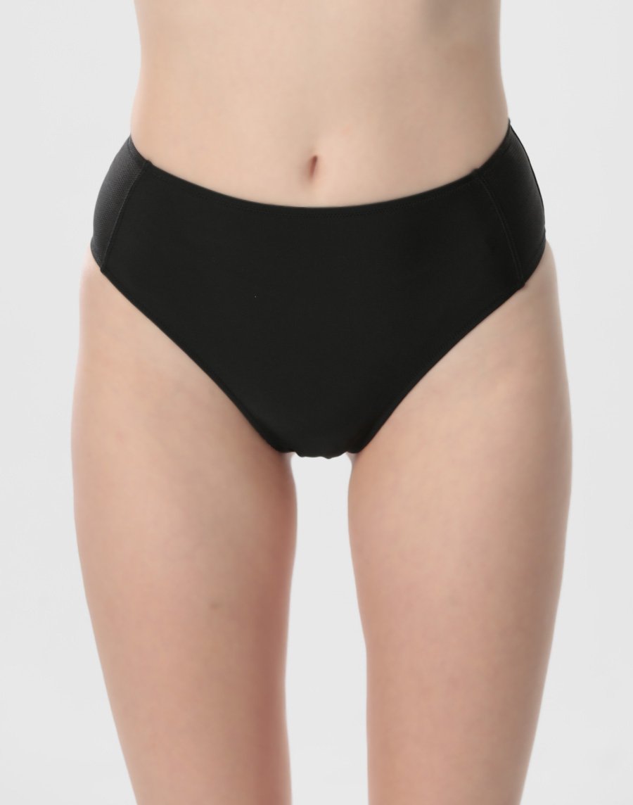 Haolang 經典黑高腰蜜桃比基尼褲