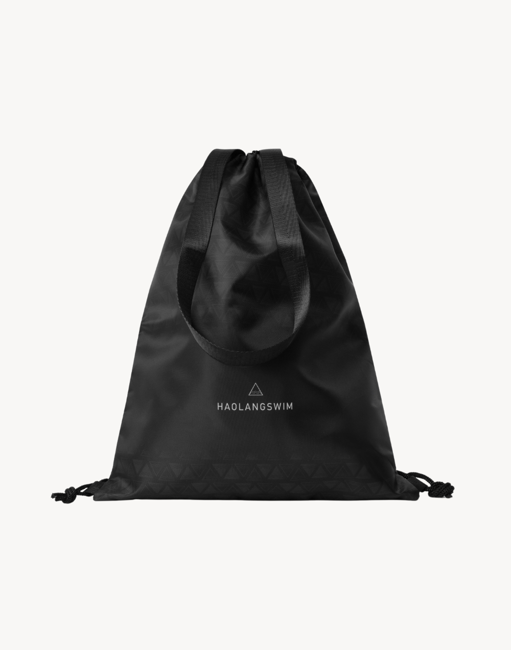 Haolang 質感霧黑多功能束口袋