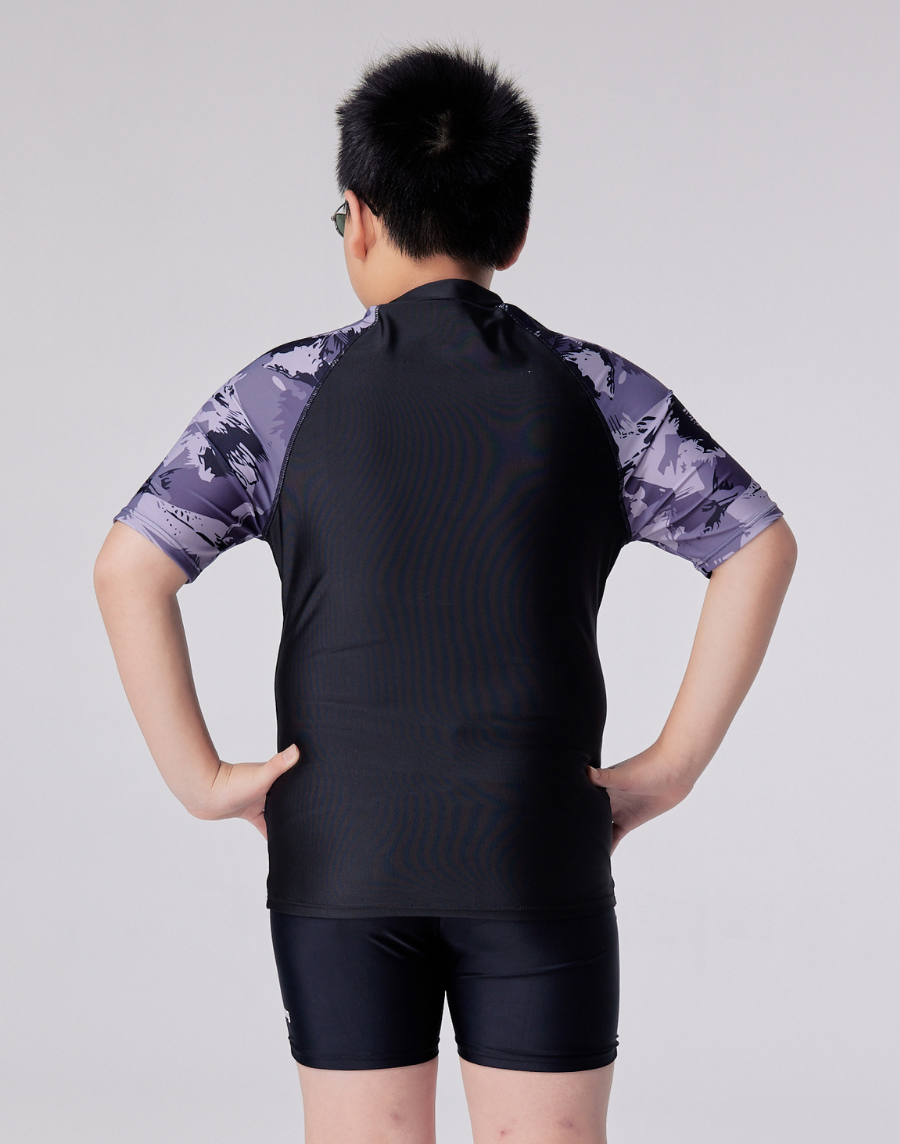 Haolang 街頭塗鴉大童短袖泳衣55704