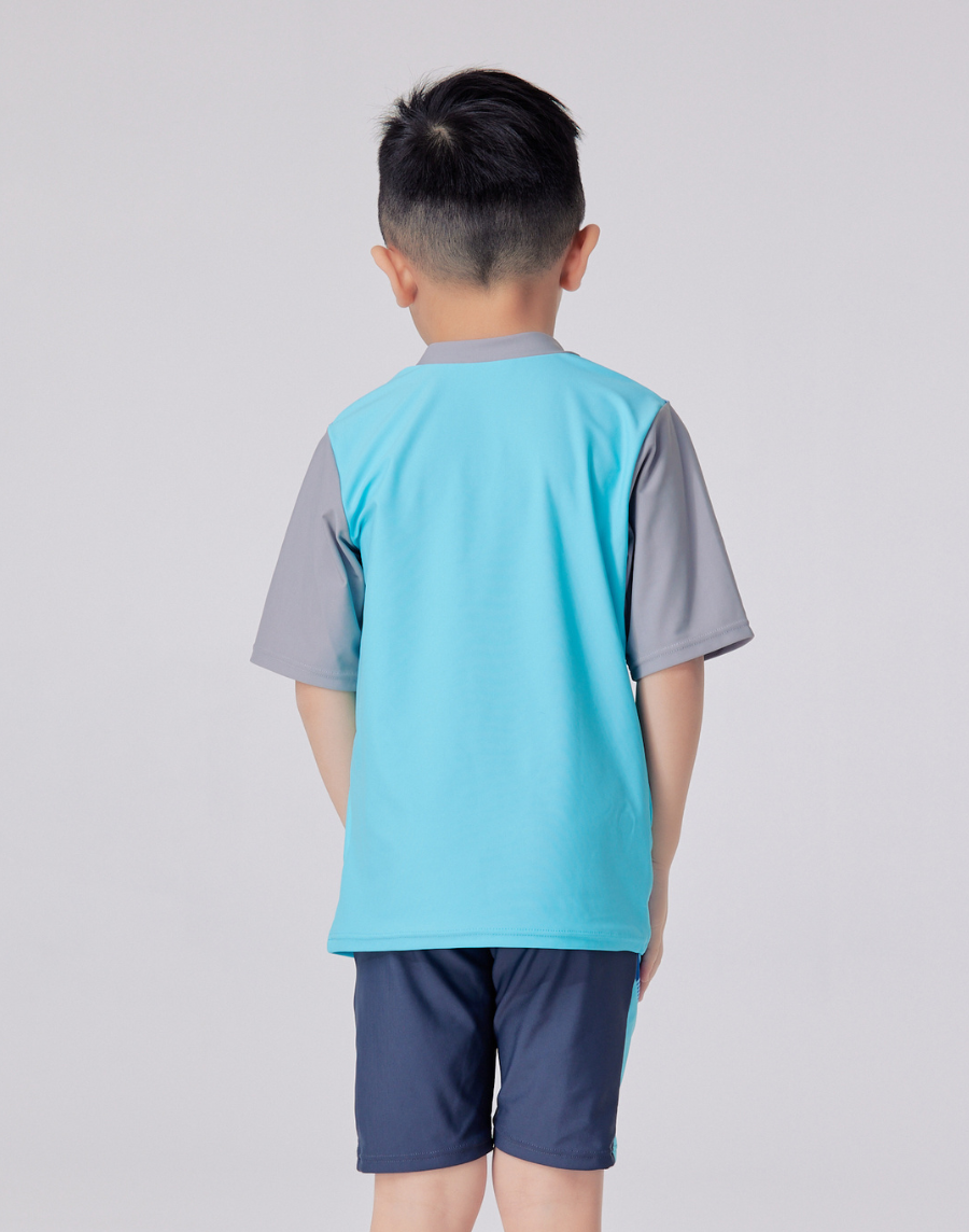 Haolang 都市汽車男童短袖泳衣55702