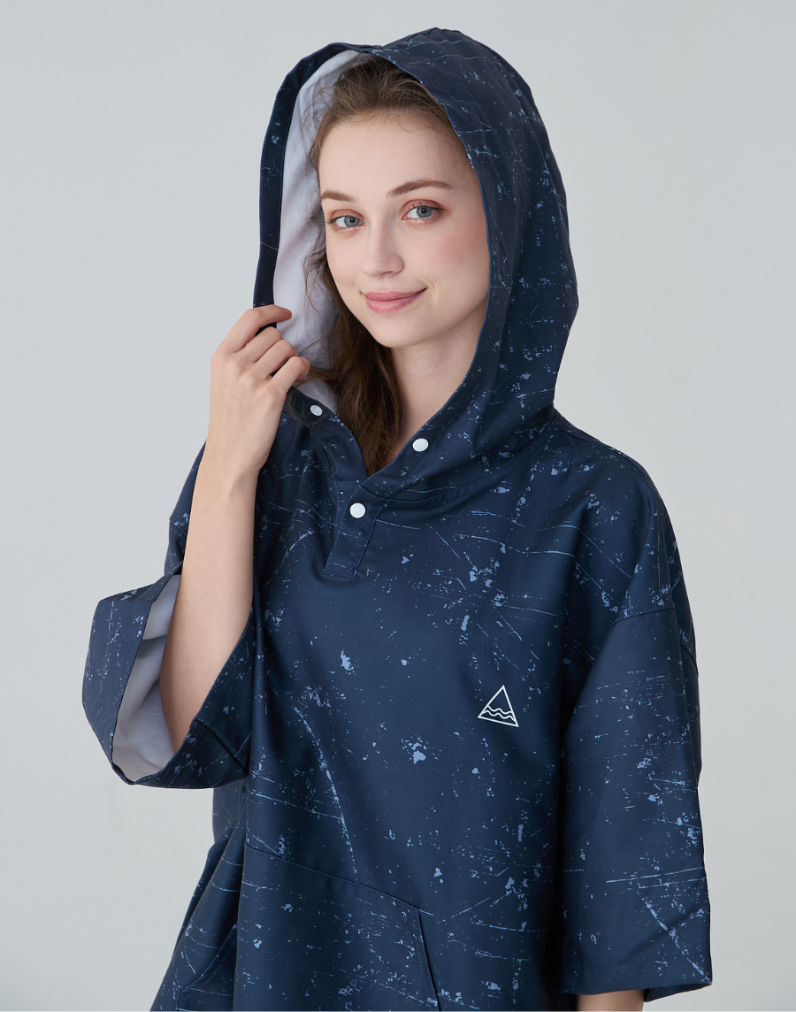 Haolang 海洋紋理女款快乾毛巾衣
