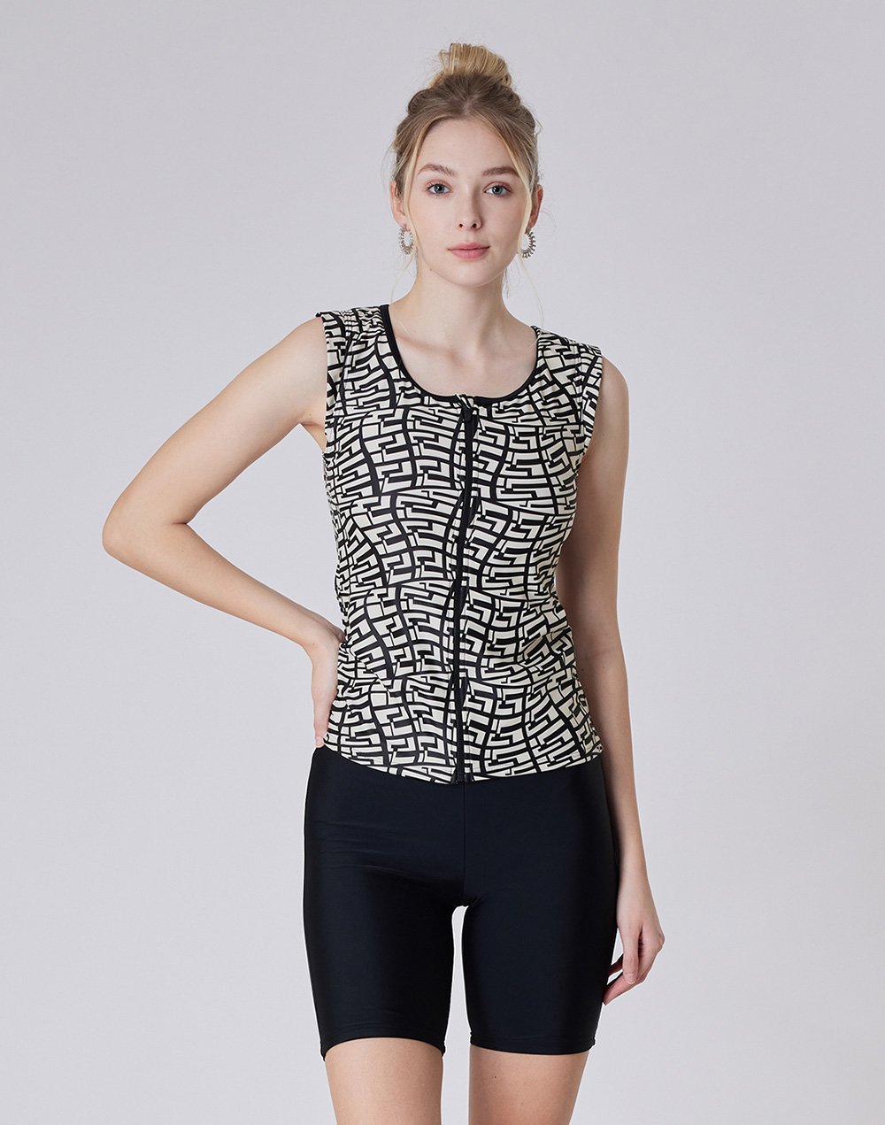 Haolang 抽象璀璨兩件式泳衣