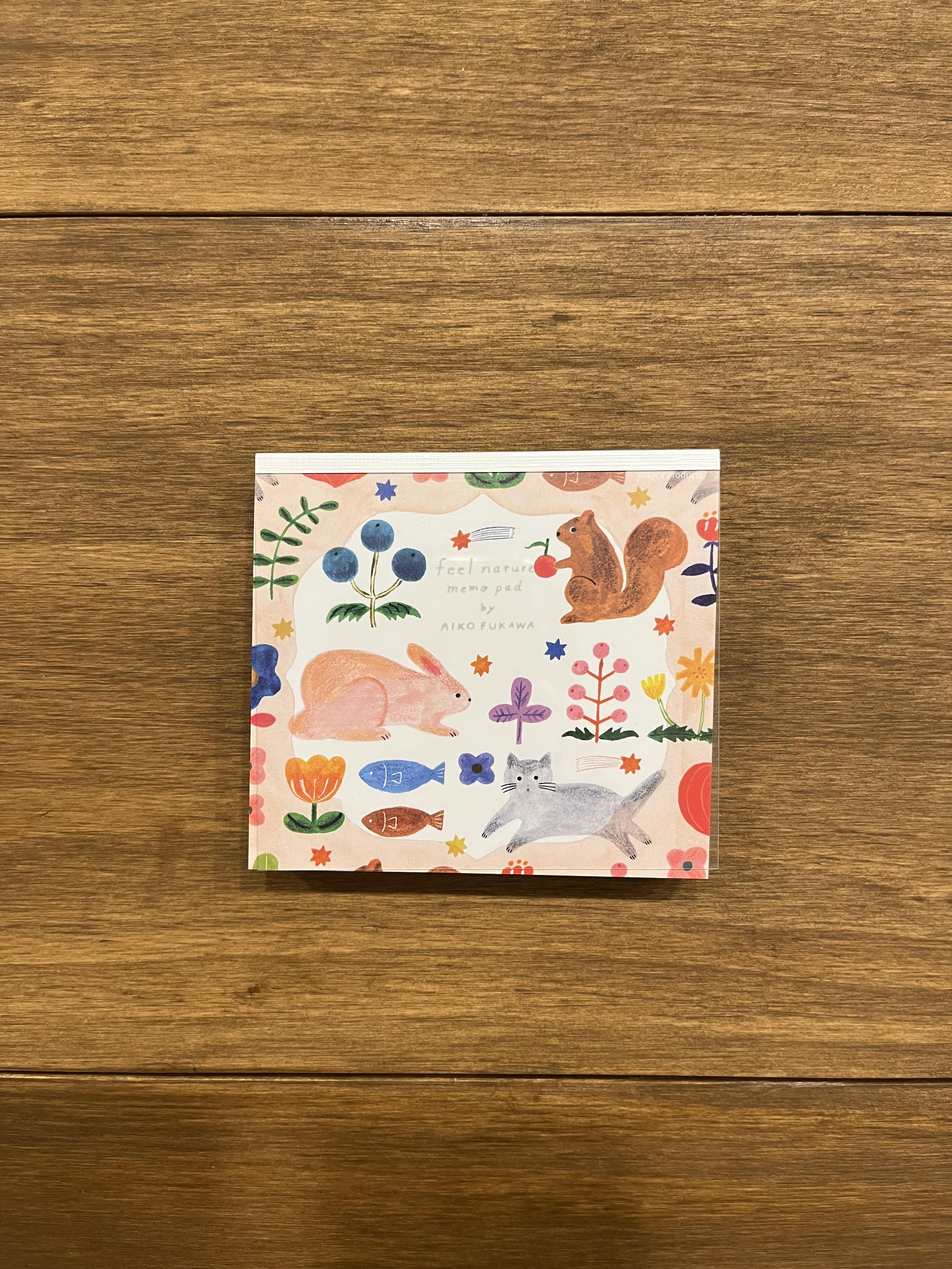 布川愛子 便條本 feel nature