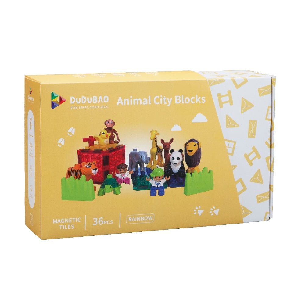 DUDUBAO磁力片－動物城市36PCS
