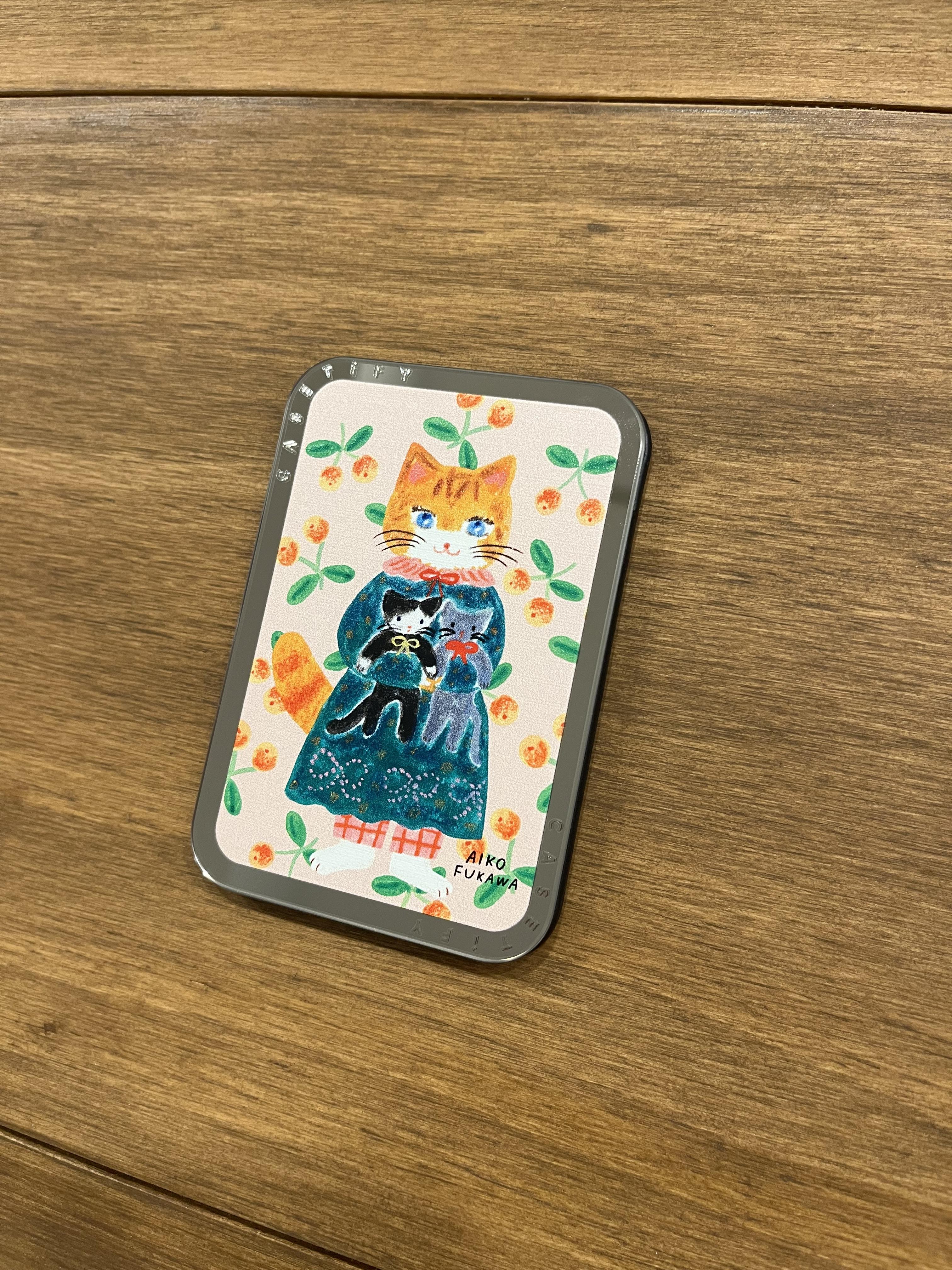 布川愛子 CASETiFY! 手機支架 cat and stuffed cats