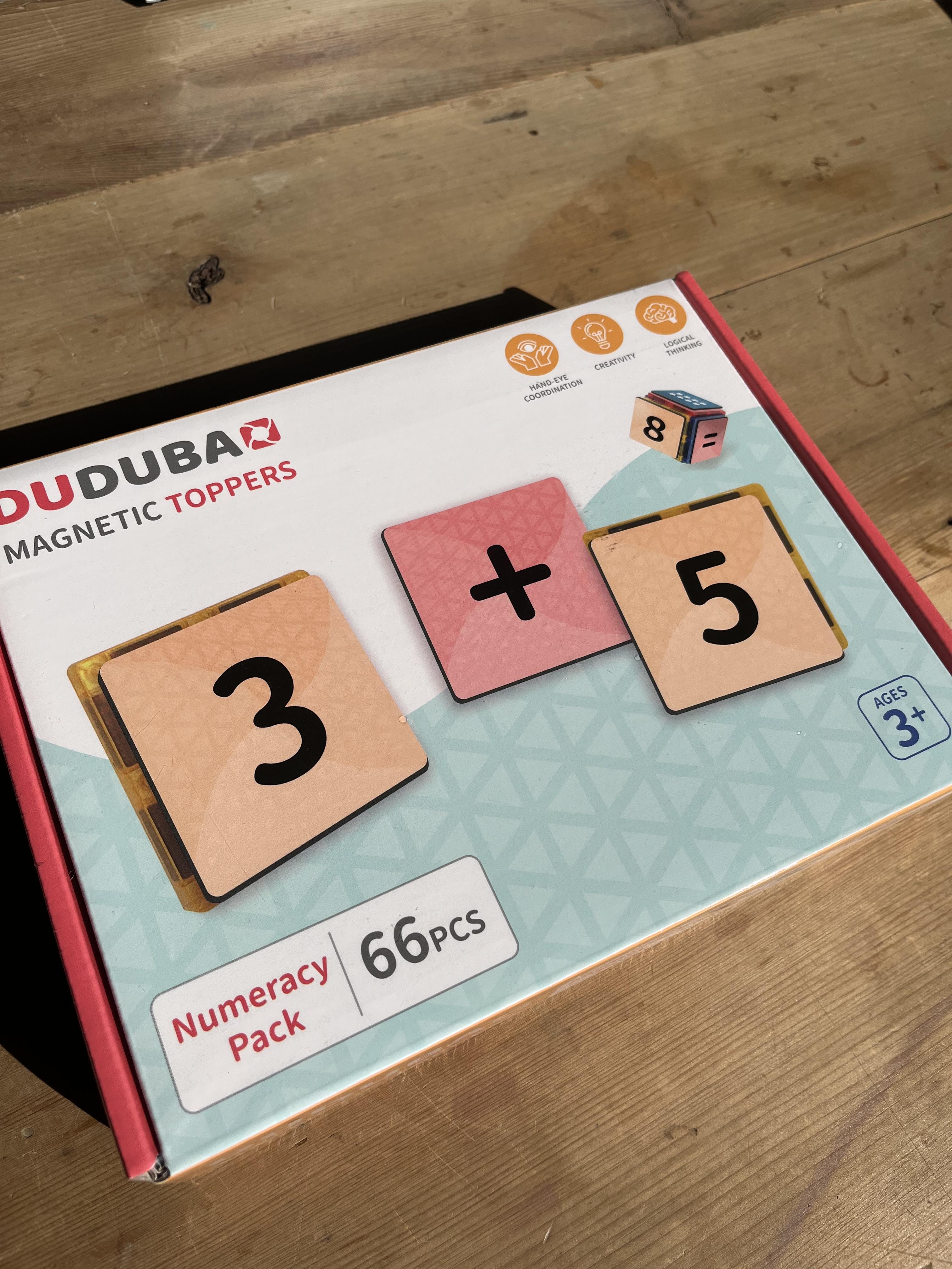 DUDUBAO 數學123學習卡片組（磁力片專用66片）