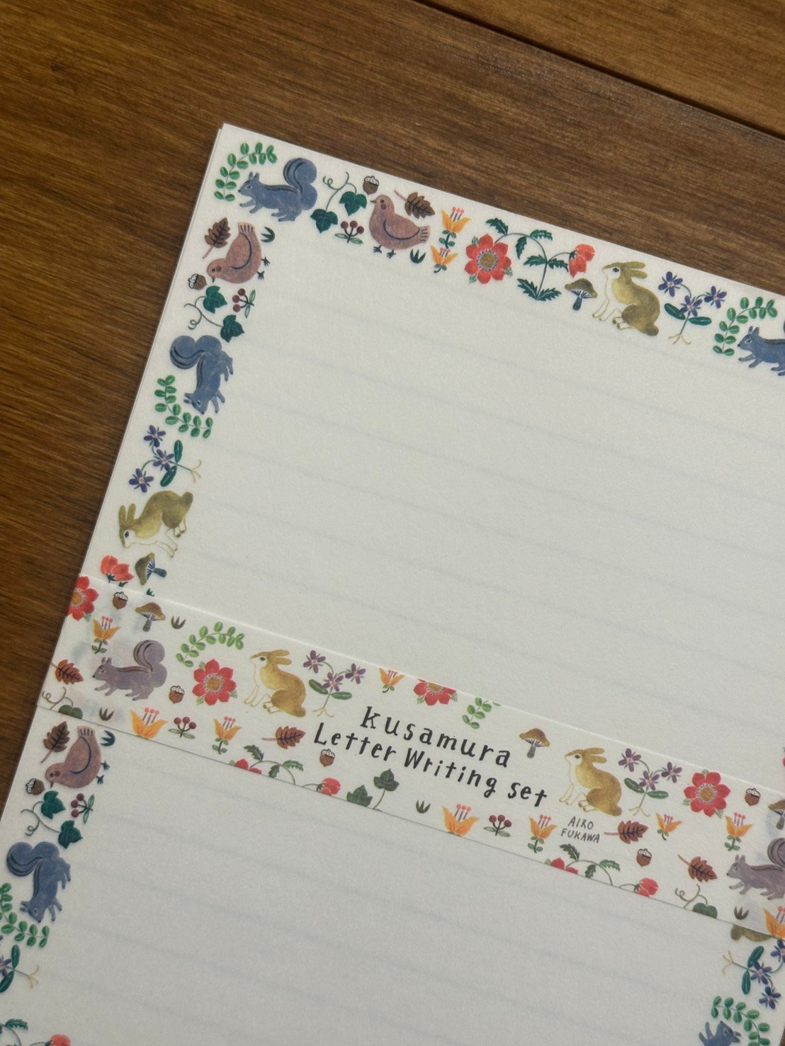 布川愛子 信紙套裝 kusamura