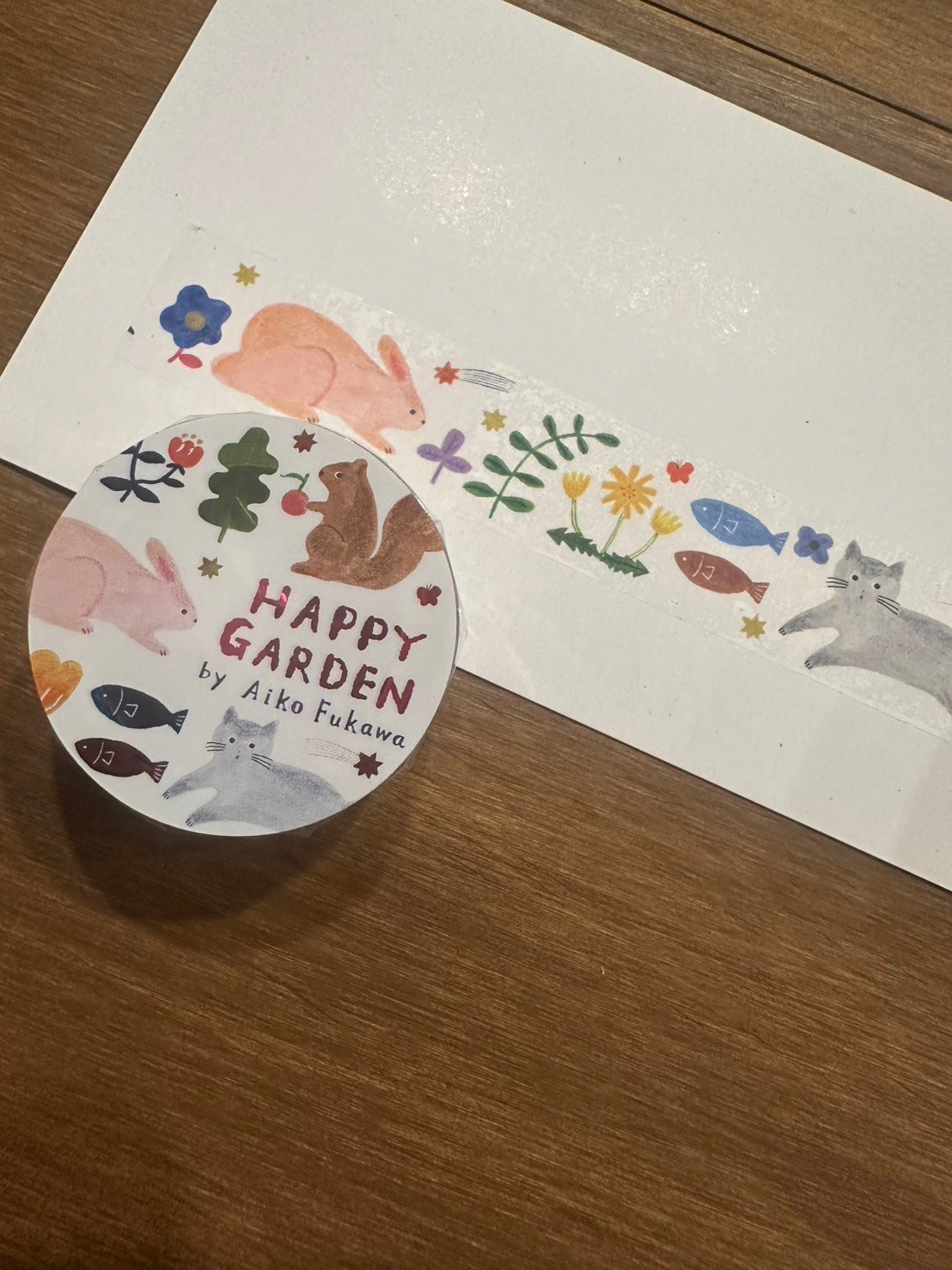 布川愛子 透明膠帶 HAPPY GARDEN