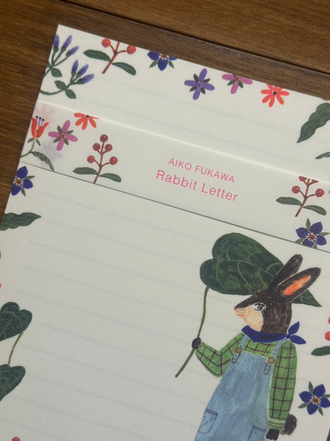 布川愛子 信紙套裝 Rabbit Letter