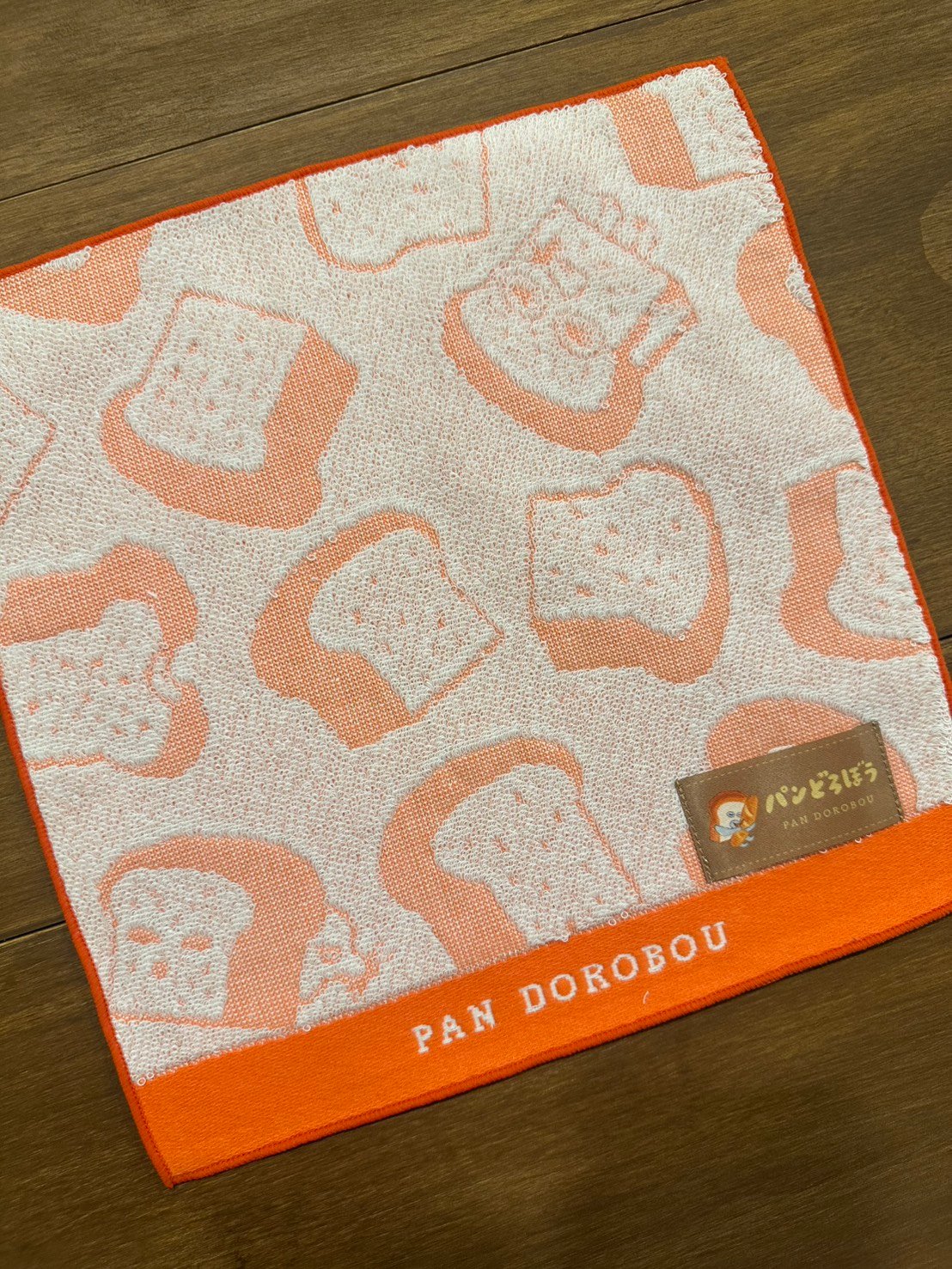 麵包小偷%緹花迷你毛巾(紅)