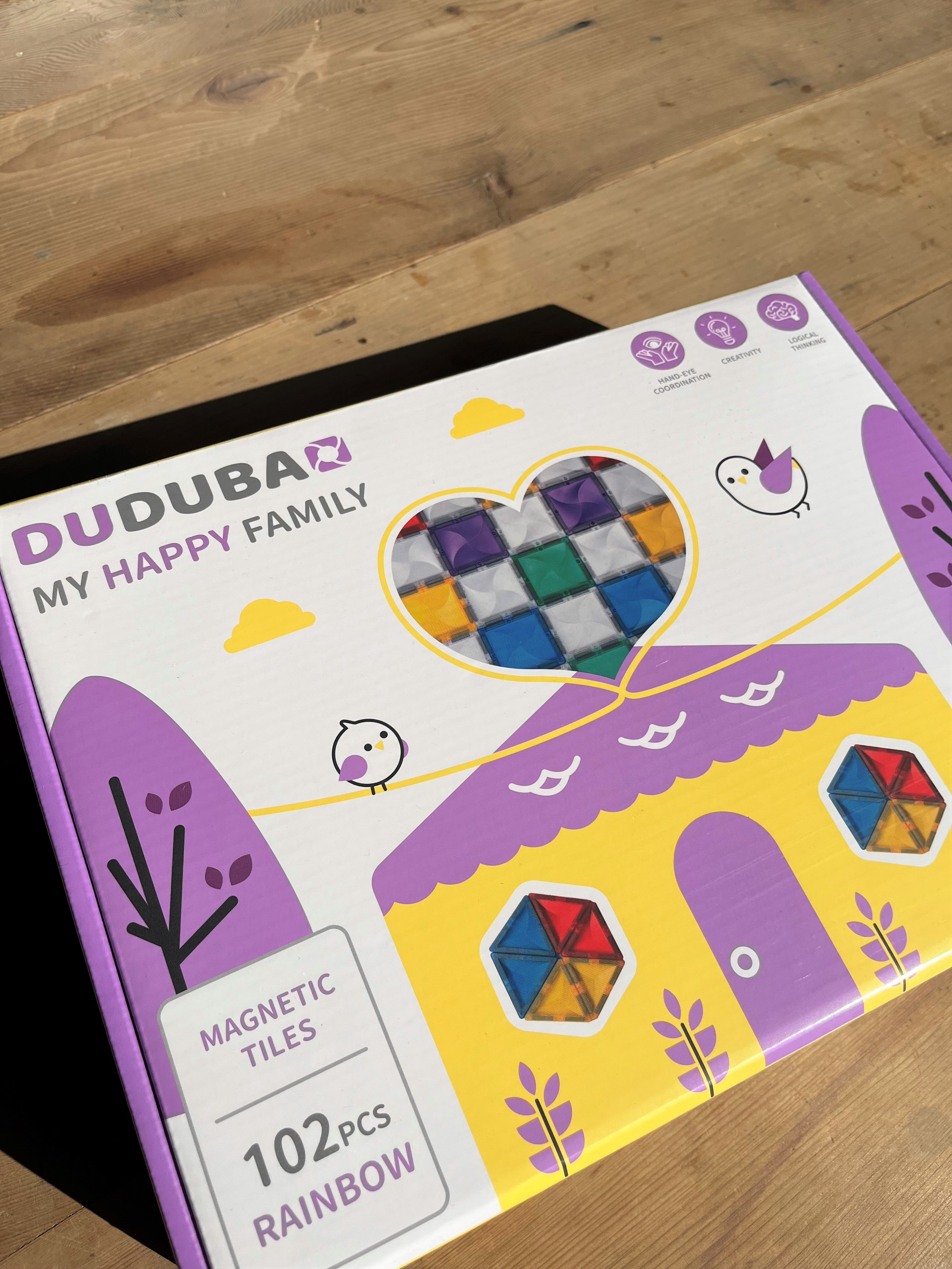 DUDUBAO 磁力片-我們一家人（彩虹102片）