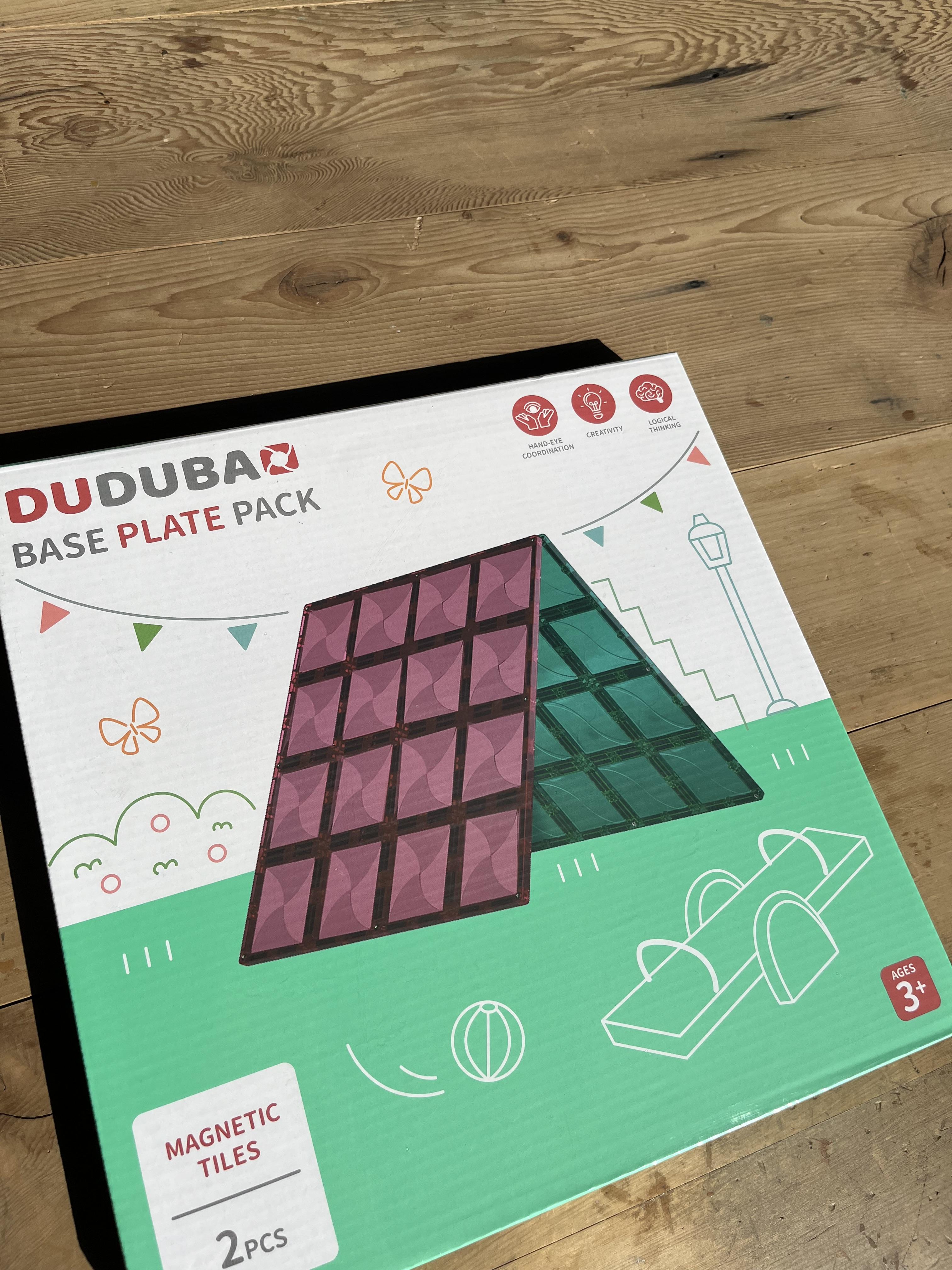 DUDUBAO 磁力片-大幫手（綠紅2片)