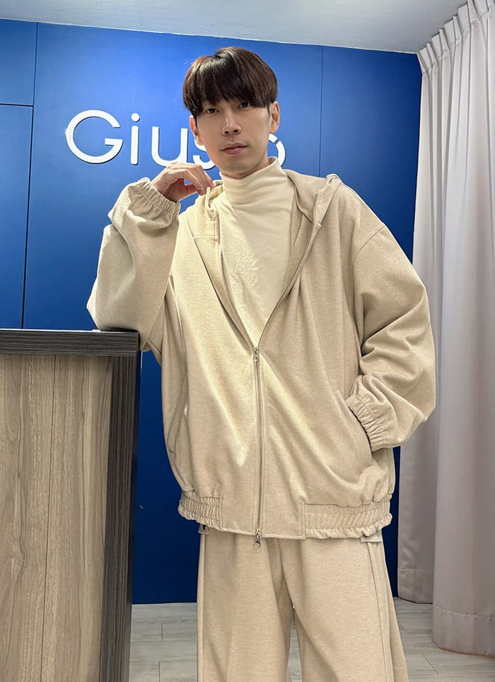 【 Giusto 】升級質感厚磅棉連帽外套