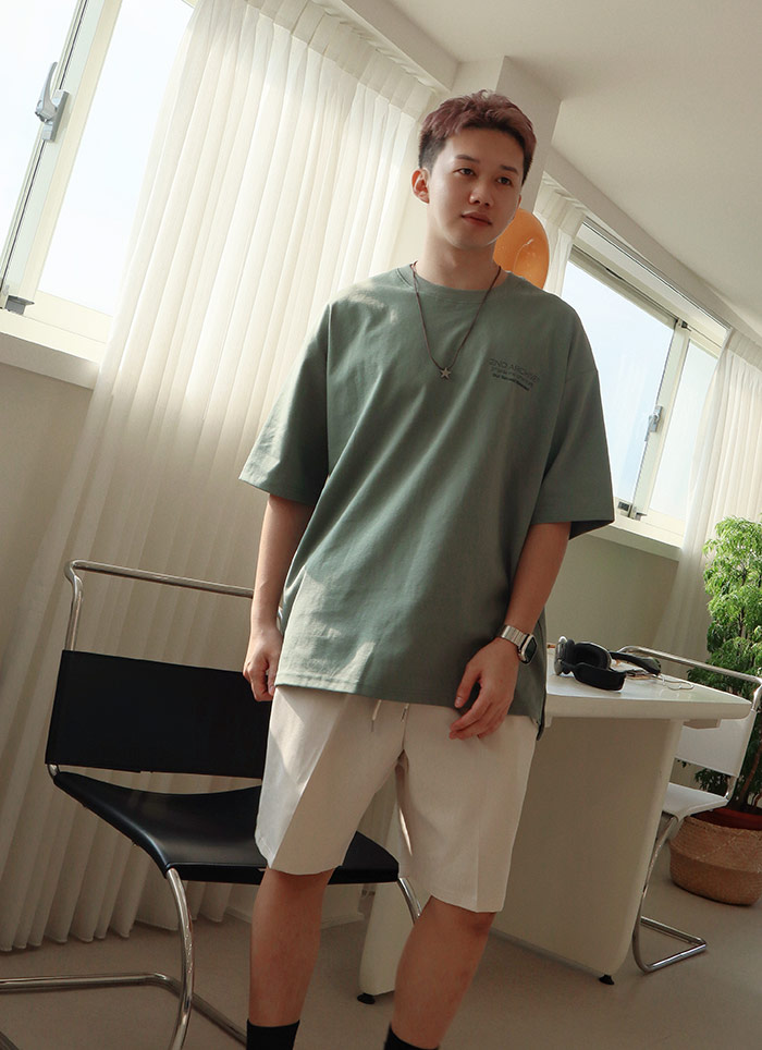 【 Giusto 】立體刺繡音字皮革短袖上衣