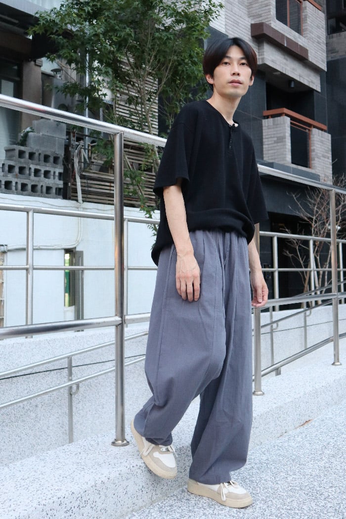 【 Giusto 】涼感棉麻氣球剪裁褲型