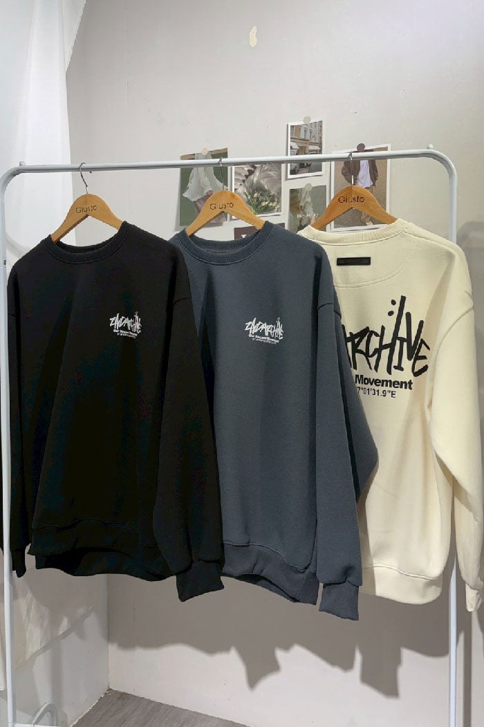 【 Giusto 】後棒質感棉大學t