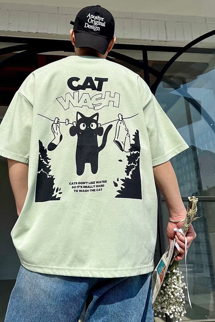 【 Giusto 】晾乾貓咪短袖上衣