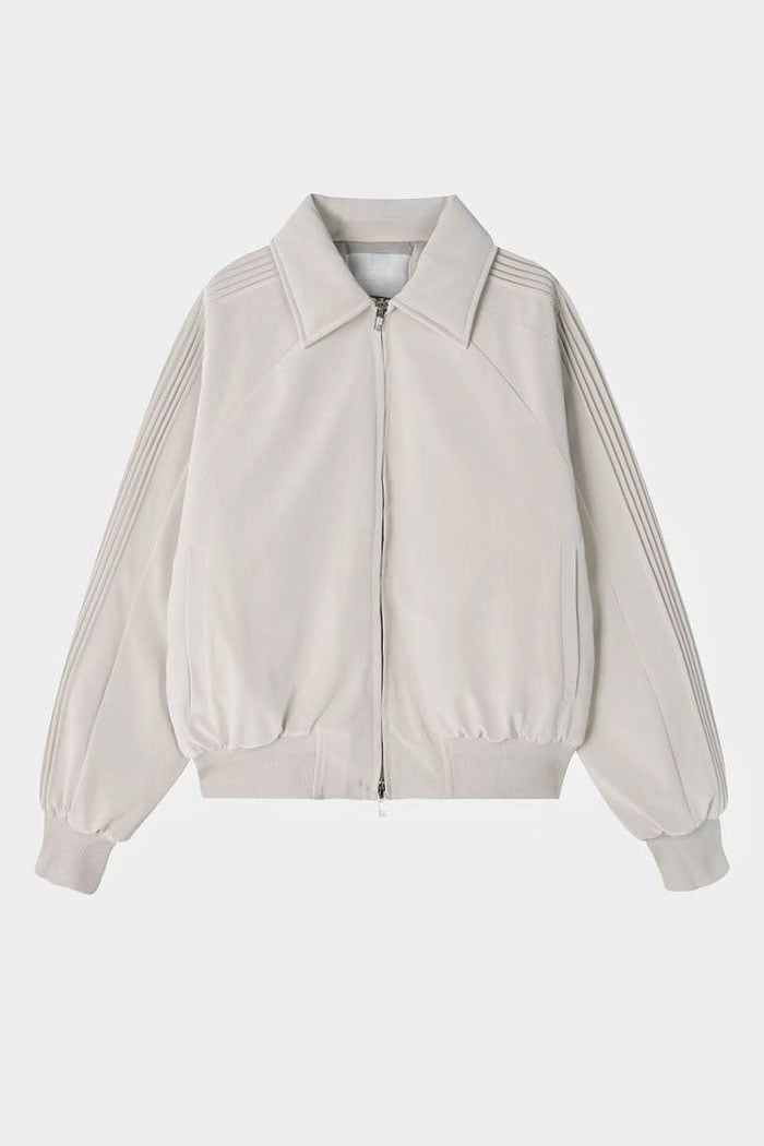 【 Giusto 】絲光麂皮手肘抓褶內鋪棉外套