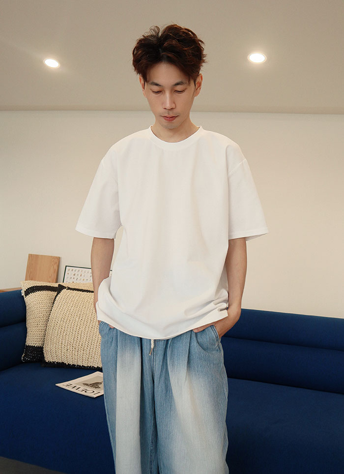 【 Giusto 】必買推薦百搭舒適親膚韓國棉短t