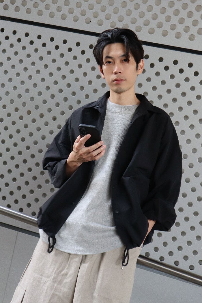 【 Giusto 】刷刷布手袖立體抓褶襯衫