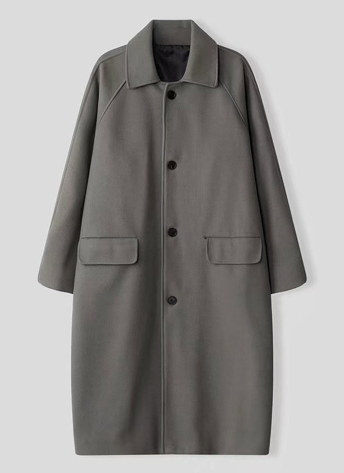 【 Giusto 】寬鬆版型基礎款大衣
