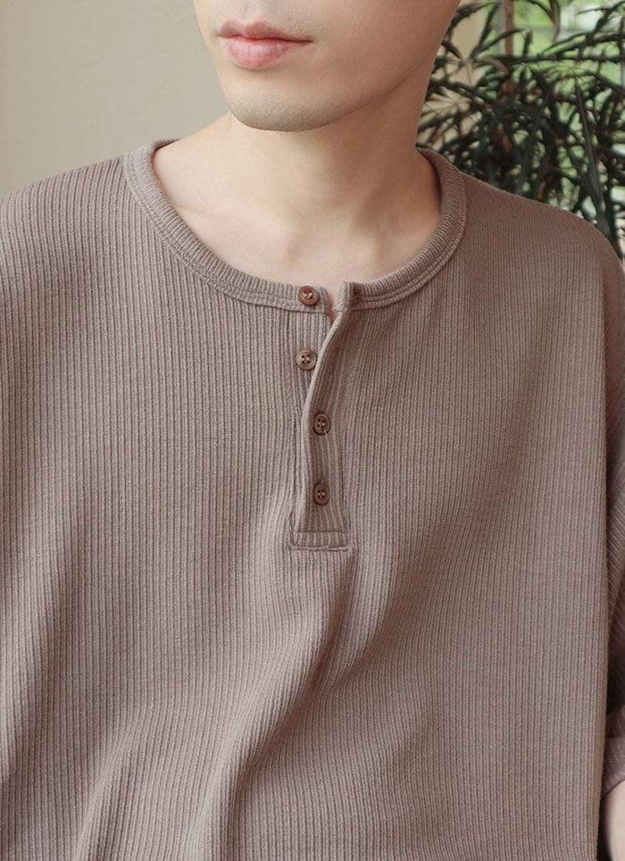 【 Giusto 】布料超舒服前開釦圓領上衣