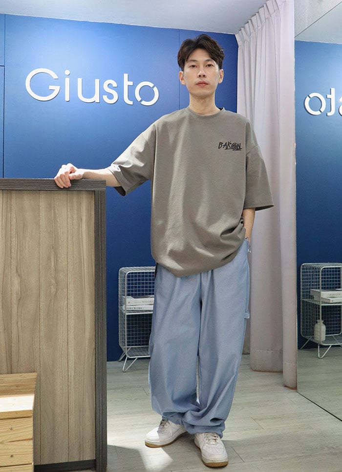 【 Giusto 】質感不易皺高磅數棉短袖上衣