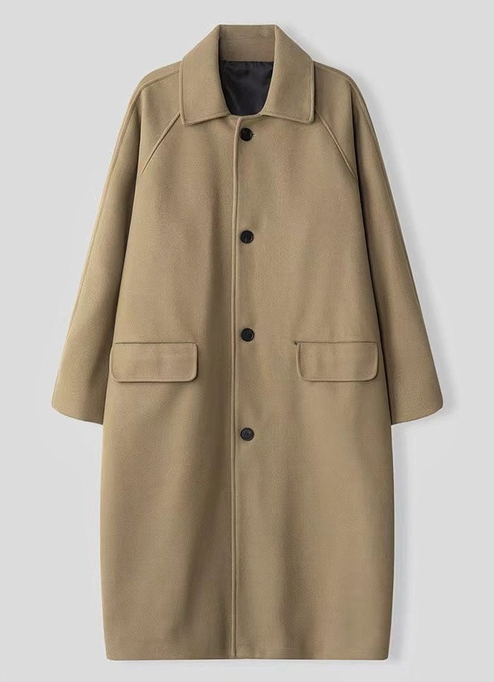 【 Giusto 】寬鬆版型基礎款大衣