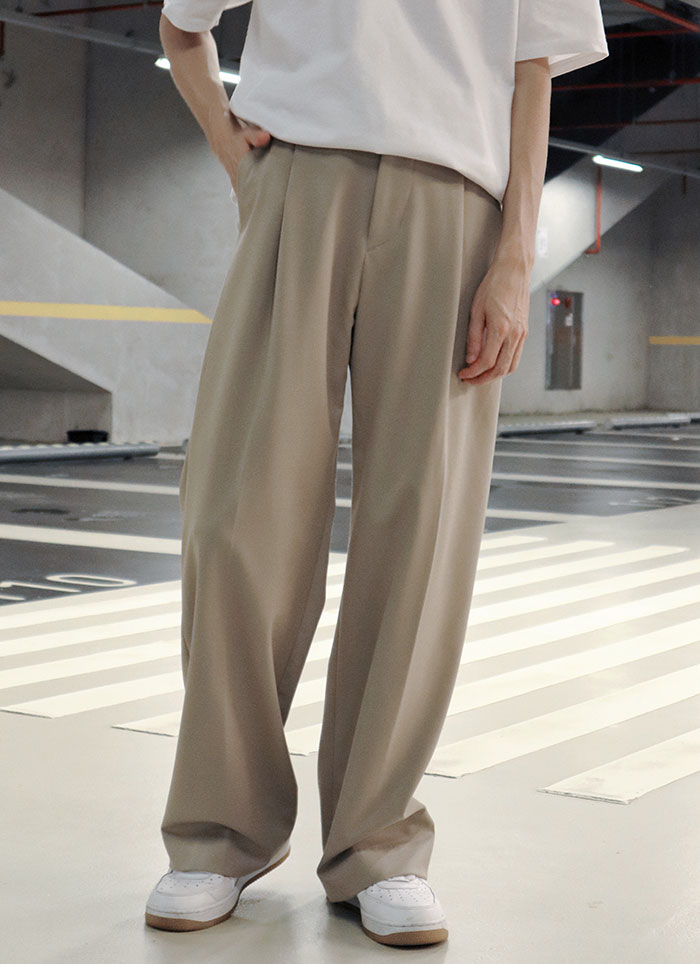 【 Giusto 】前抓皺修身西裝褲 熱賣款