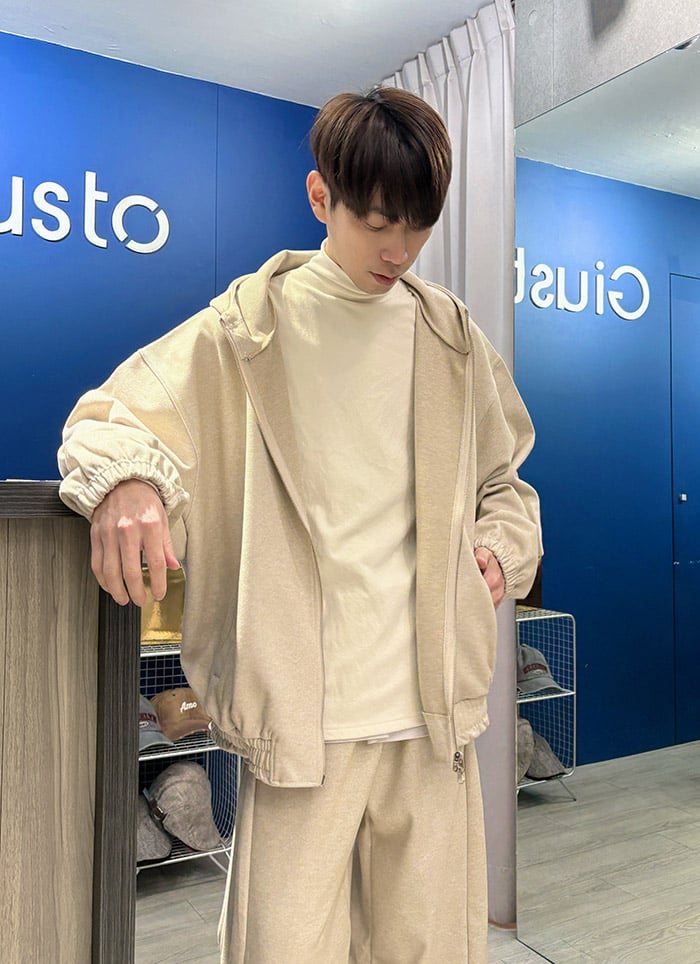 【 Giusto 】升級質感厚磅棉連帽外套