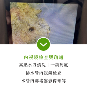 內視鏡檢測｜永正包通｜水刀通管