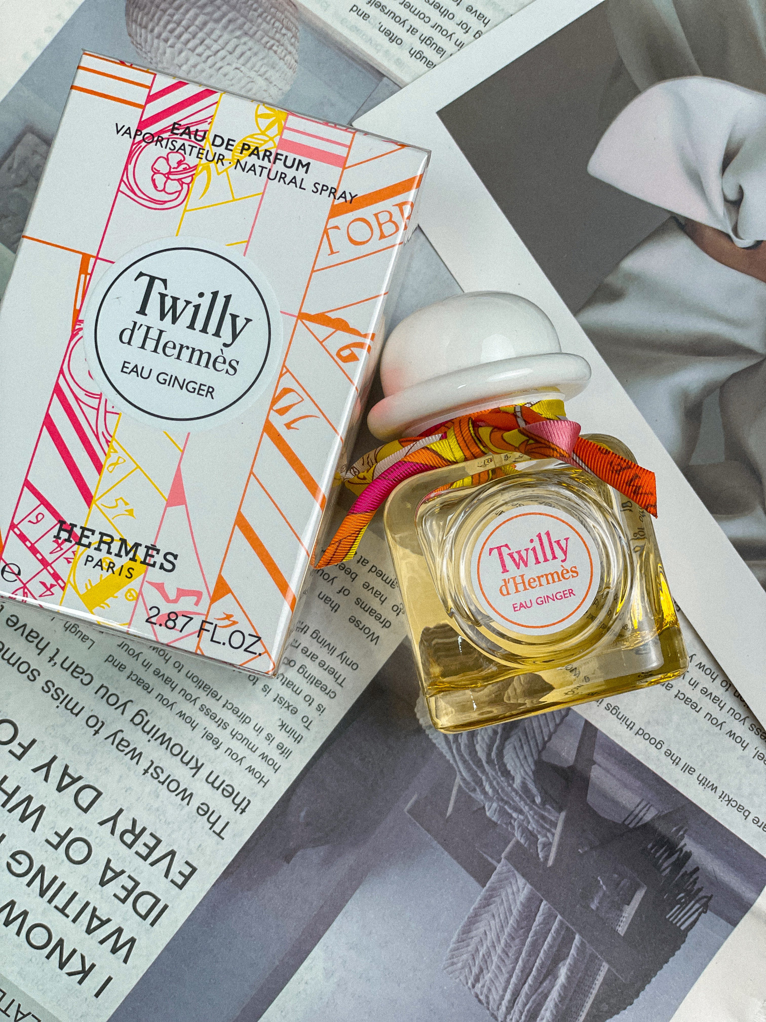 Hermes 愛馬仕Twilly Eau Ginger 絲巾生薑女香淡香精 85ml