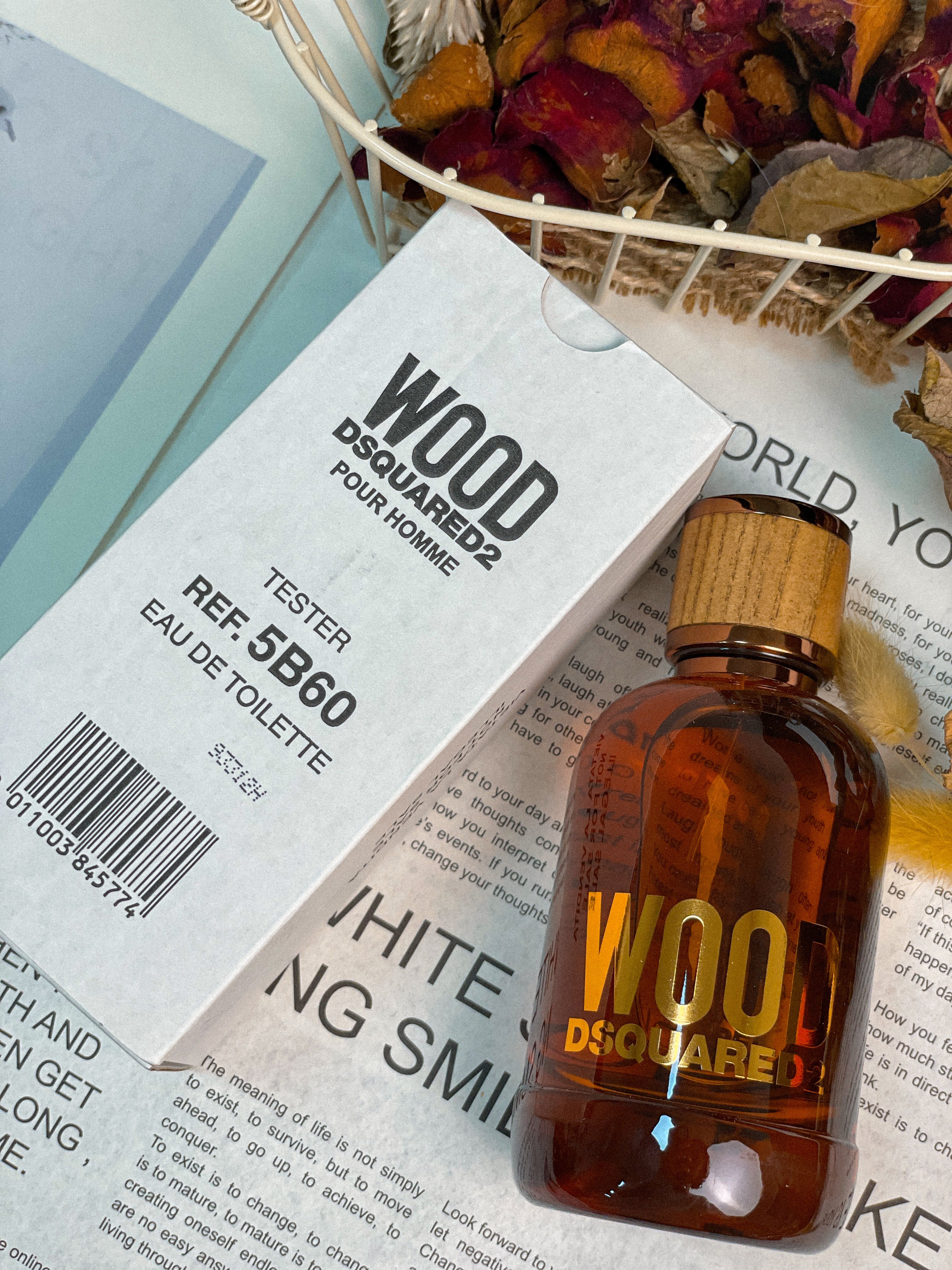DSQUARED2 WOOD 天性 男性淡香水 TESTER 100ML（專櫃福利品包裝）