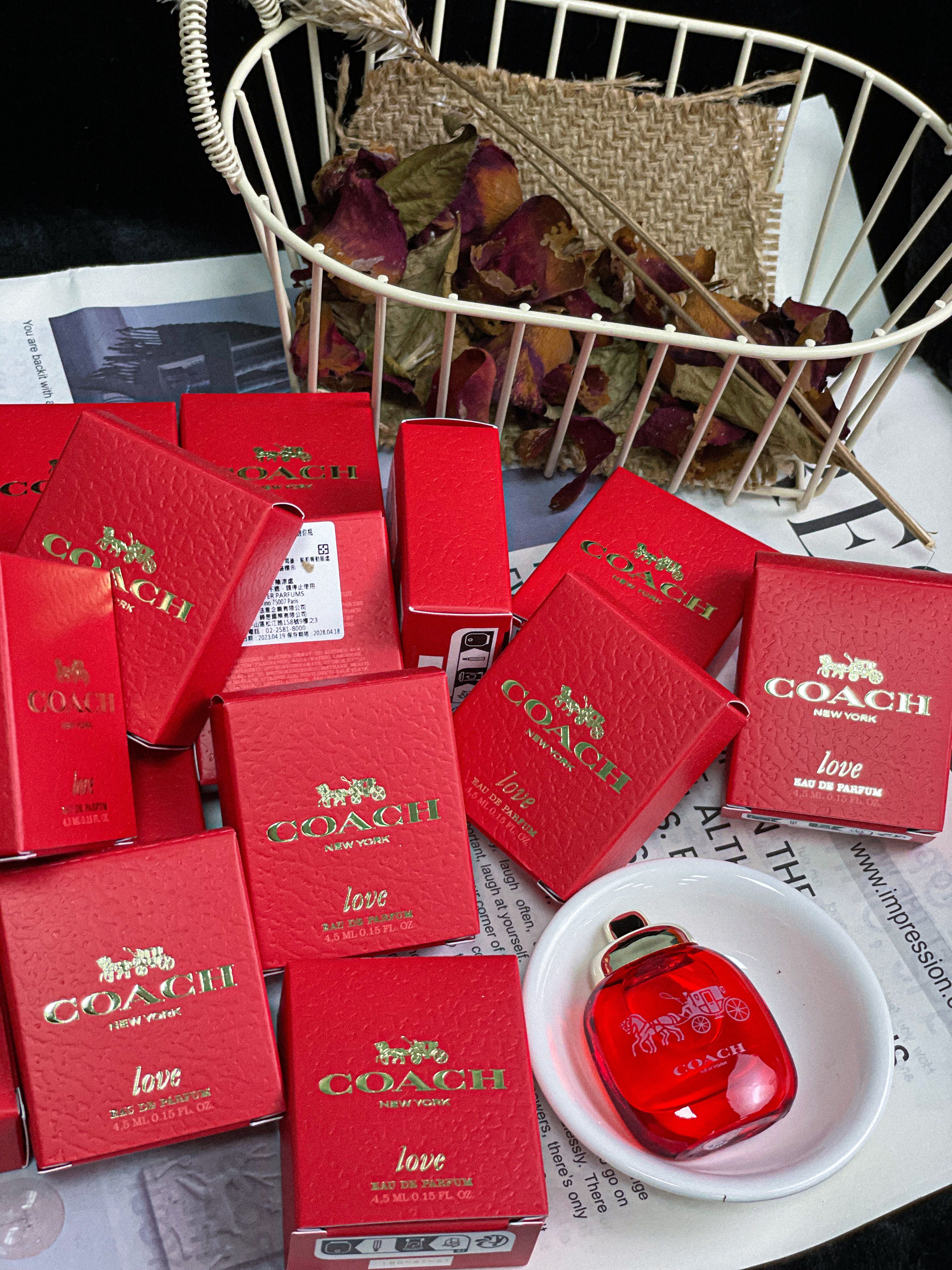 Coach 時尚戀紅女性淡香精迷你瓶 4.5ML