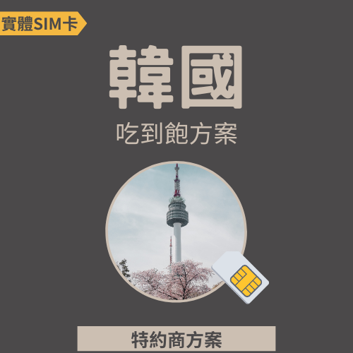 【韓國】高速網路│吃到飽│特約方案