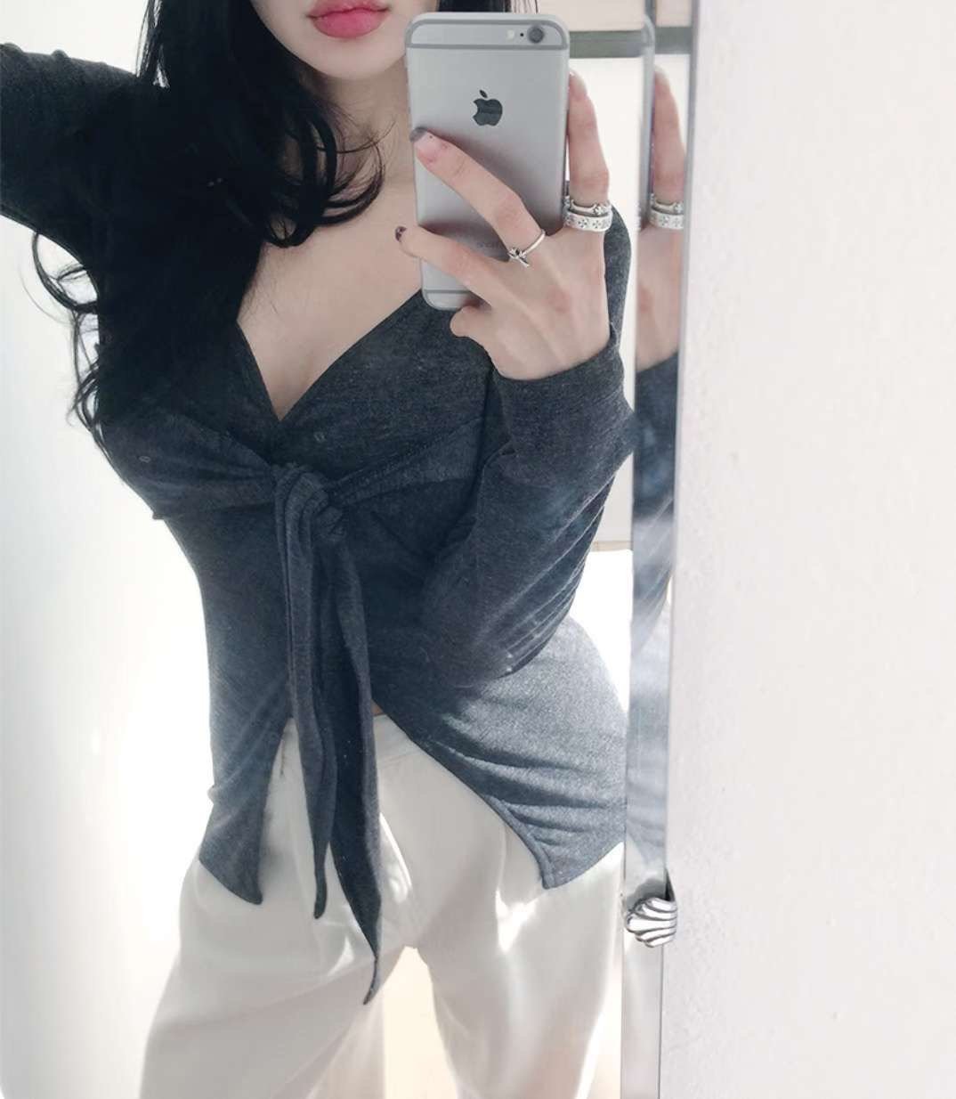 ♡正韓♡小心機綁帶上衣 ♡正韓♡小心機綁帶上衣