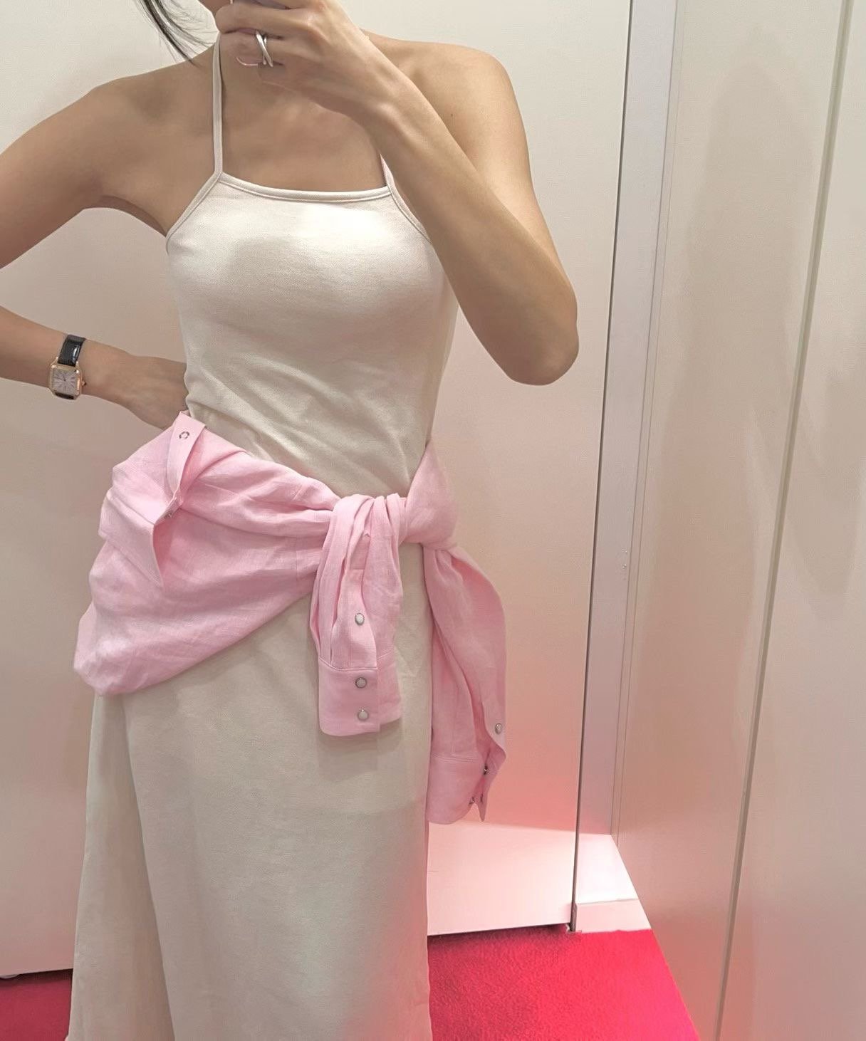 ♡正韓♡bra掛脖露背洋裝