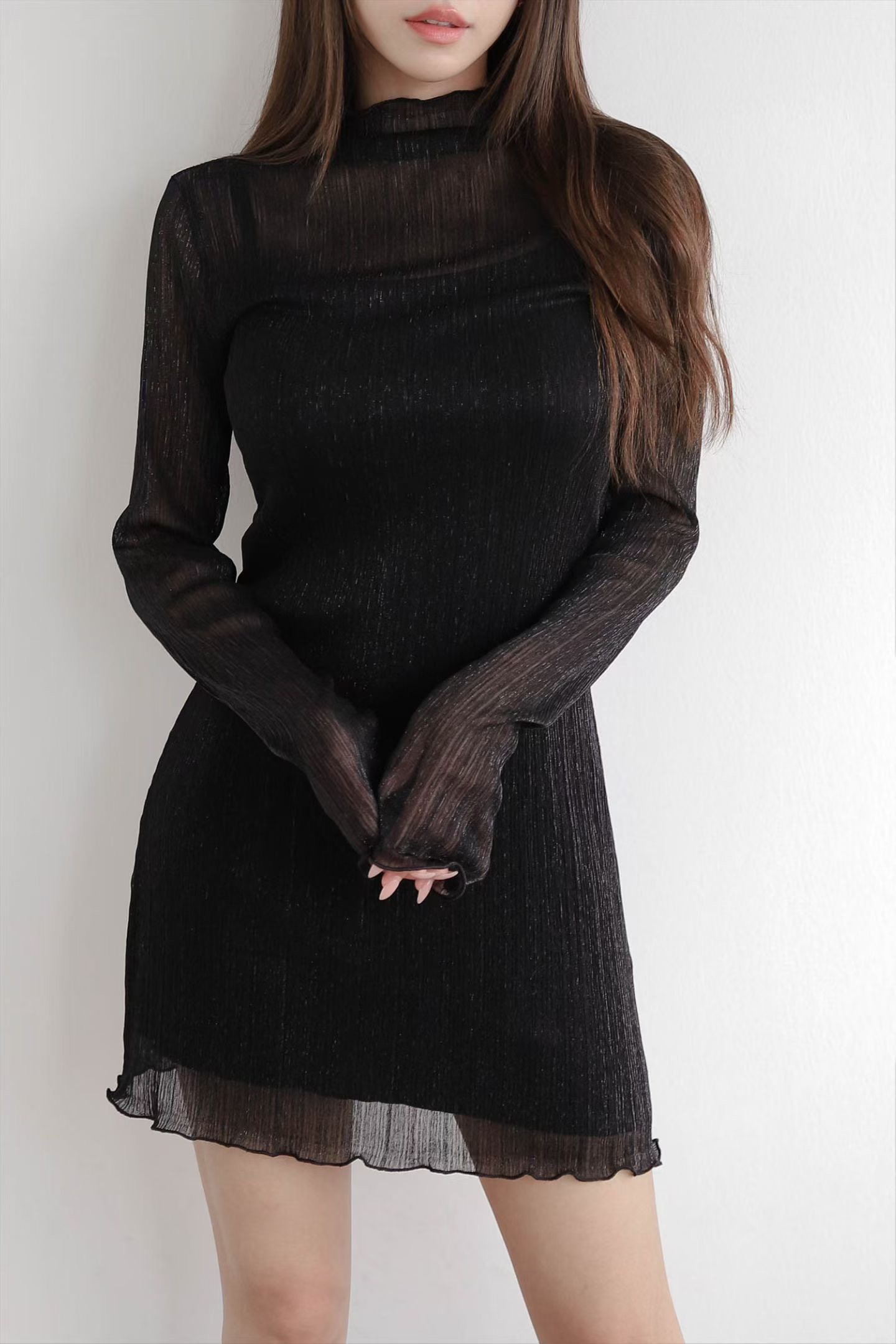 ♡正韓♡微透膚兩件長上衣