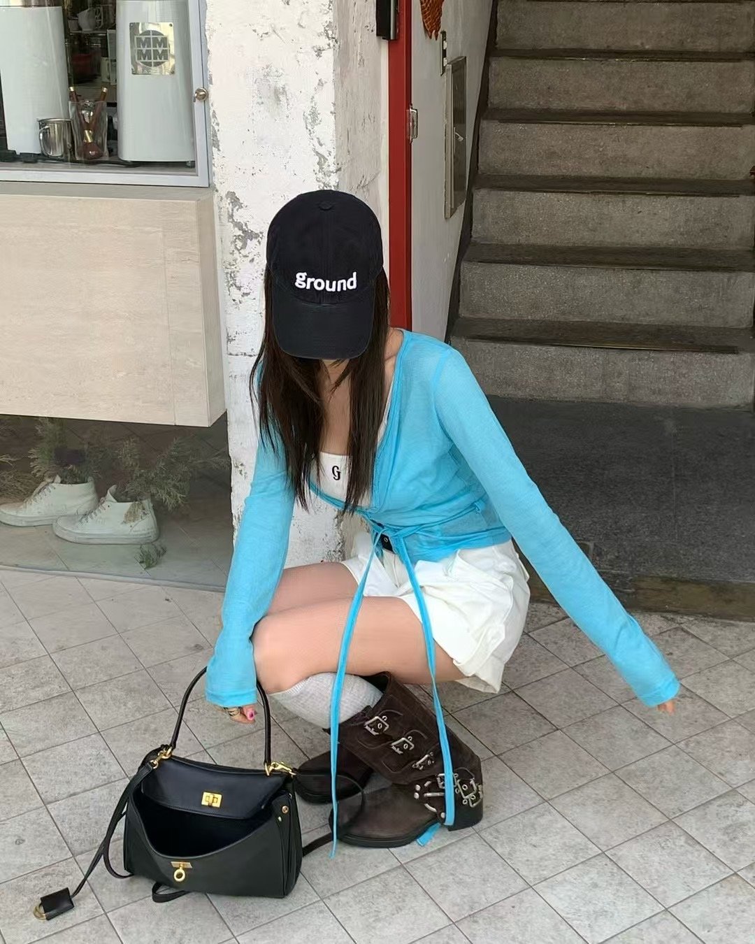 ♡正韓♡親薄綁帶排口小外套