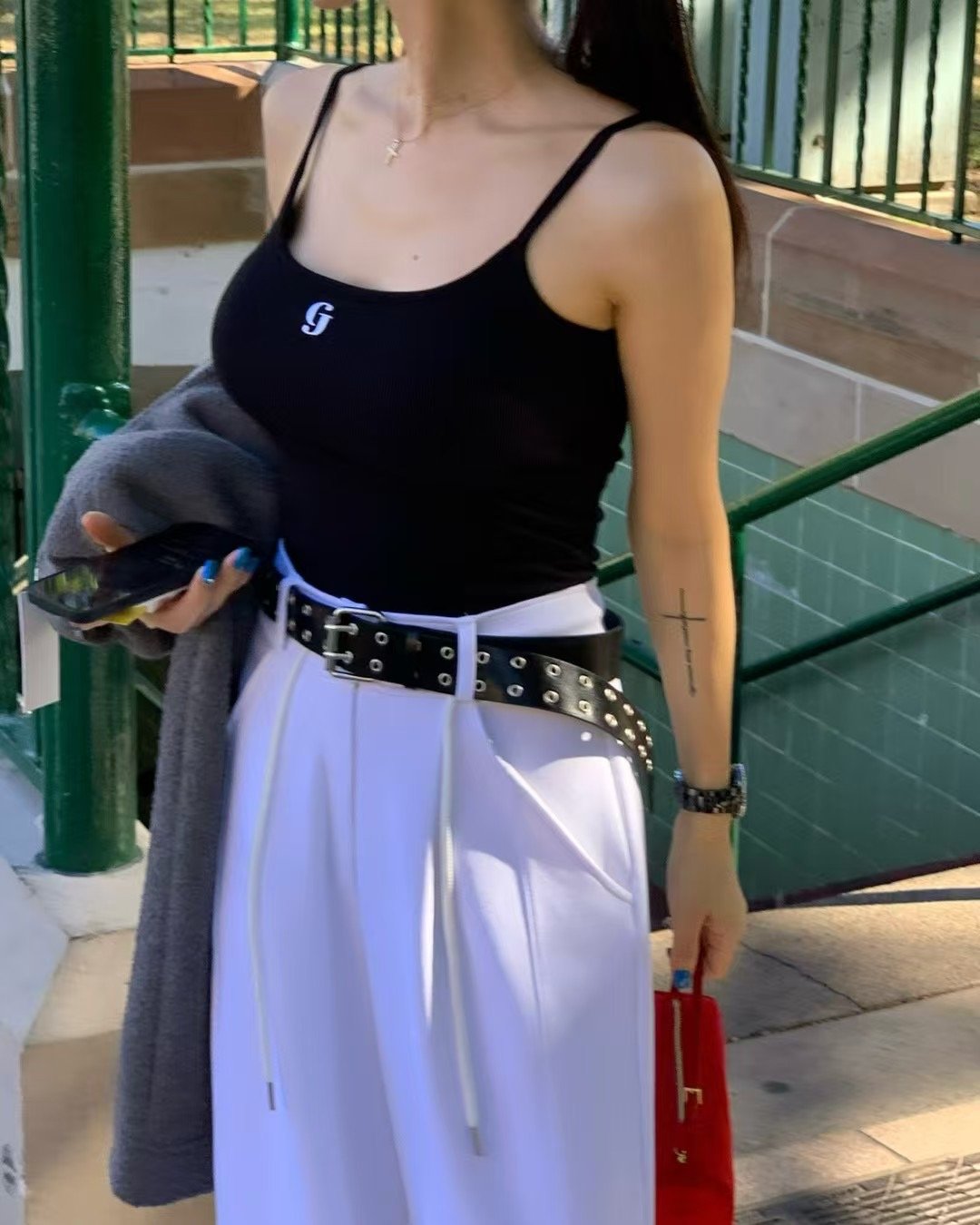 ♡正韓♡刺繡字母bra top