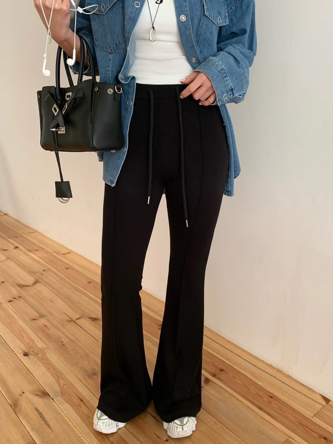 ♡正韓♡巨顯瘦鬆緊抽繩褲