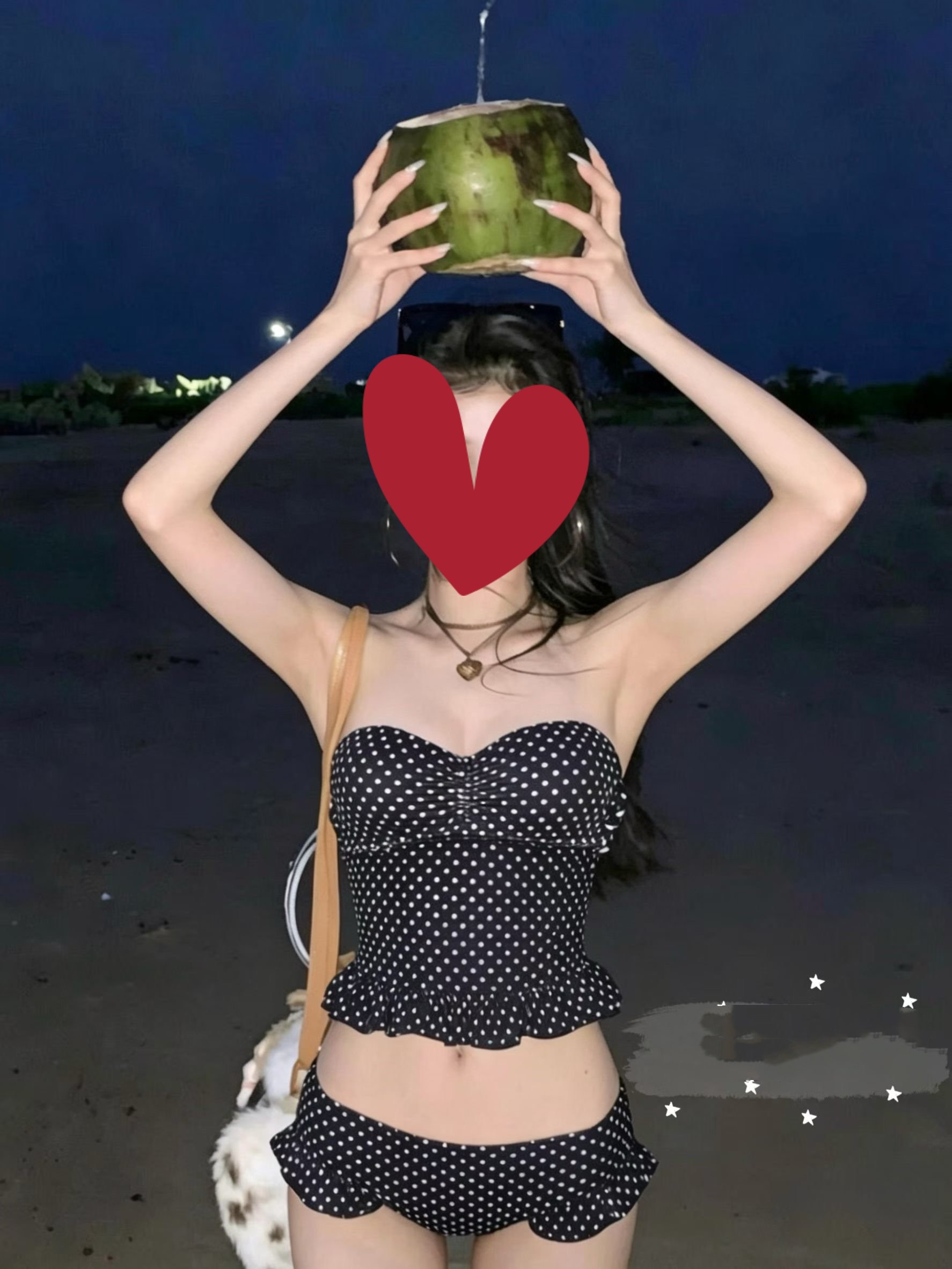 ♡韓 復古圓點泳裝♡