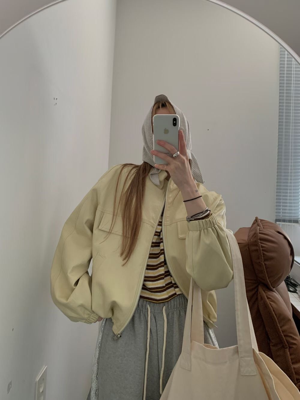 ♡正韓♡設計品牌時髦雙口袋皮外