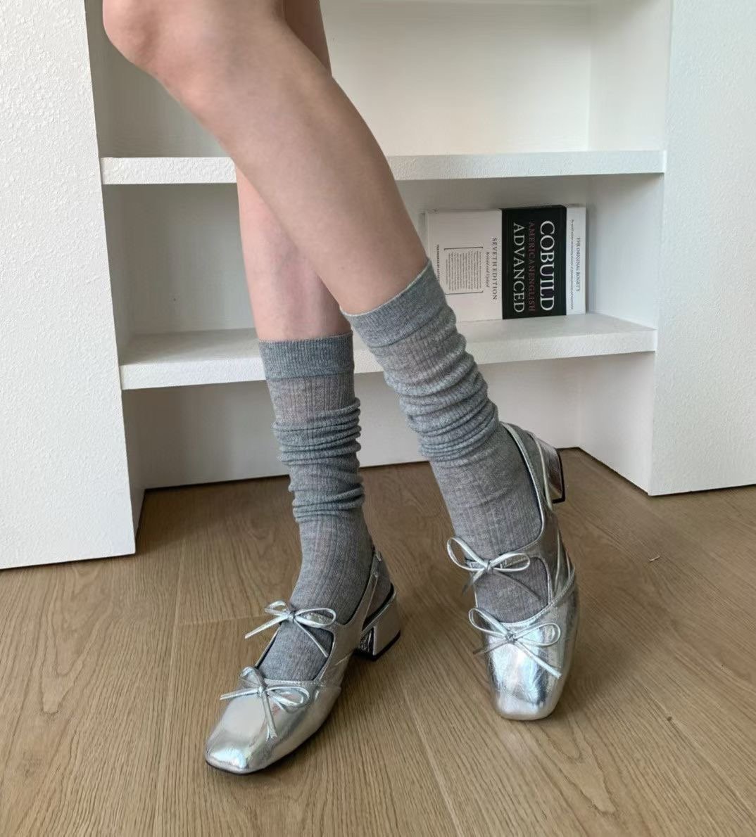 ♡正韓♡超親薄親膚網眼透氣小腿襪