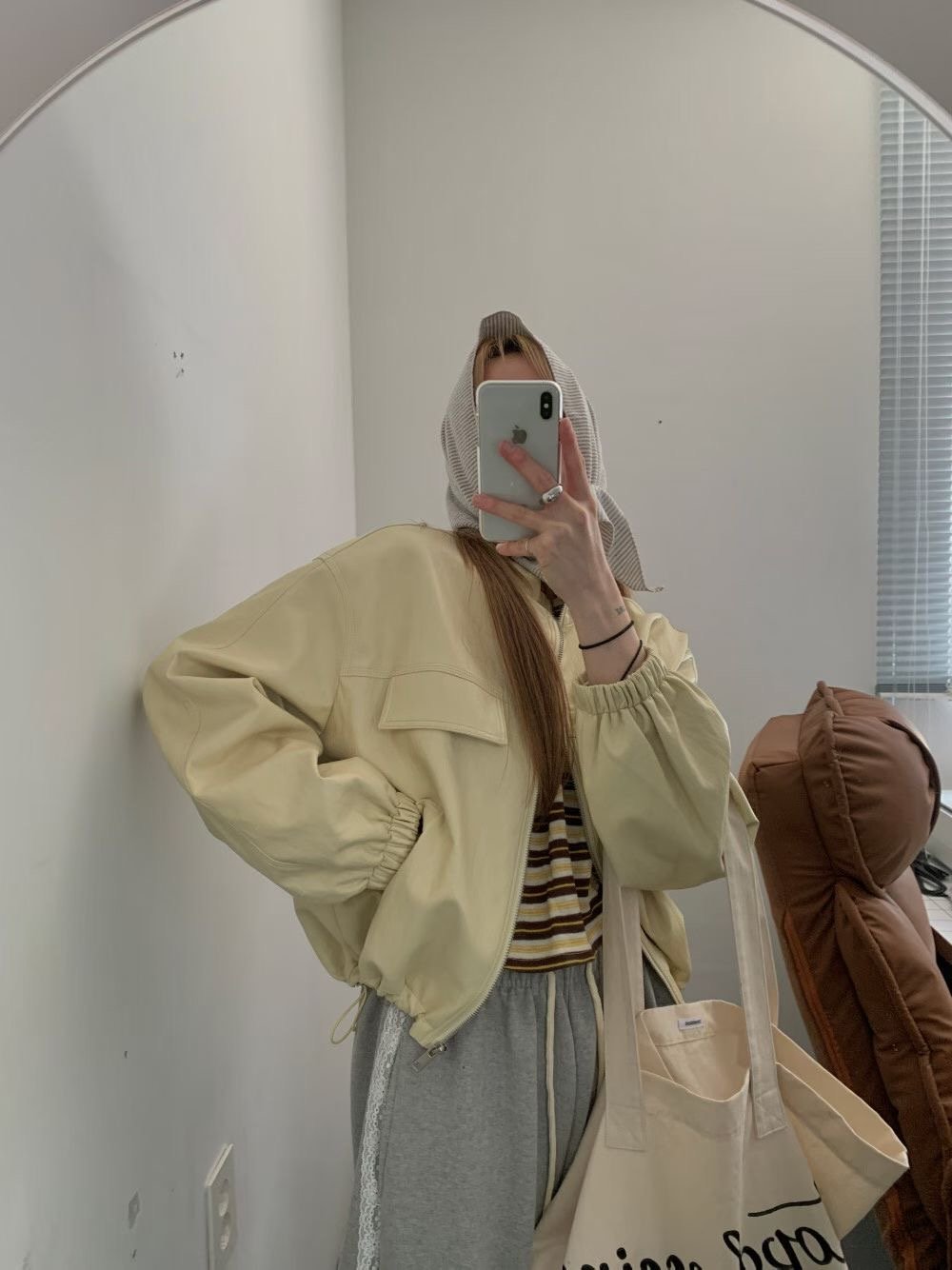 ♡正韓♡設計品牌時髦雙口袋皮外