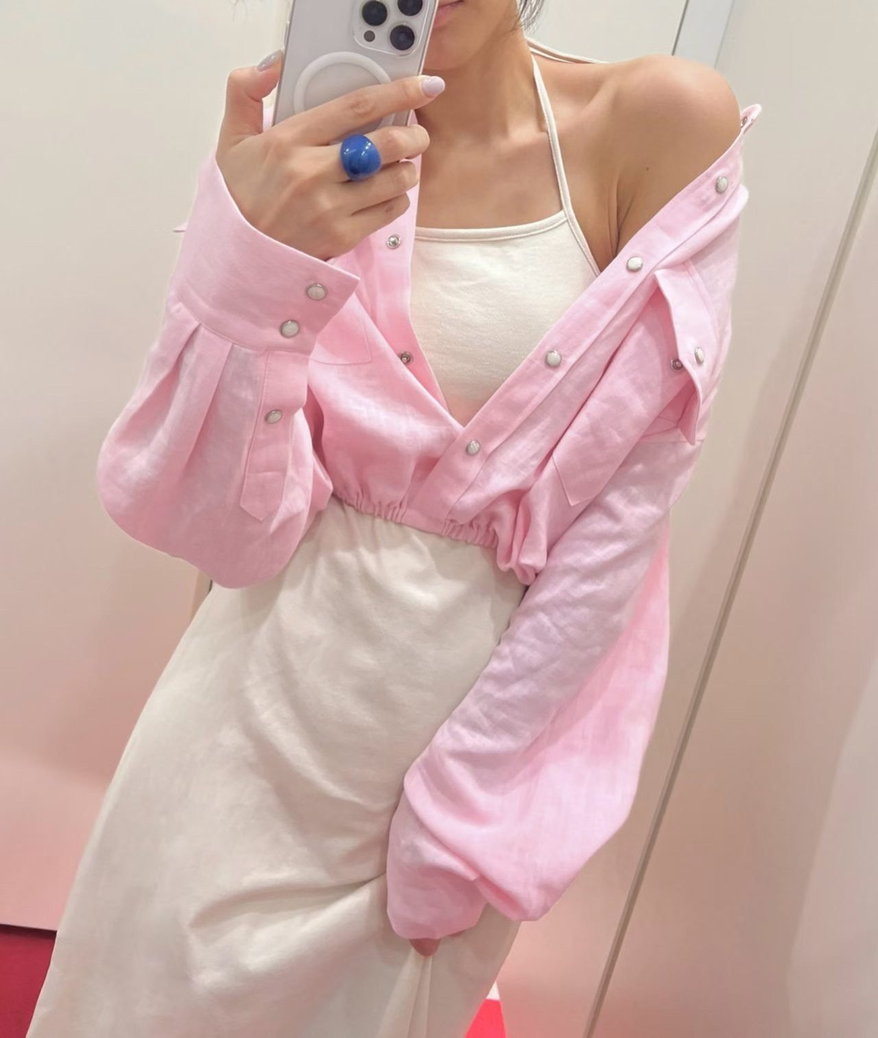 ♡正韓♡bra掛脖露背洋裝